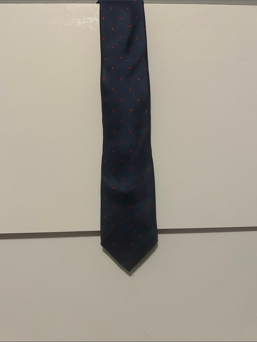 Christian Dior Silk Navy Necktie